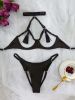 Sexy Lingerie Body Shaping Sexy Halter Tassel Seduction Underwear Set